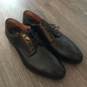 BrunoMagli Men Amsco Leather Oxfords- Black Sz 13